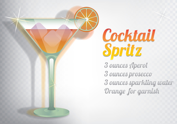 Spritz Cocktail - vector gratuit #432861 
