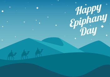 Free Happy Epiphany Day Background Vector - vector gratuit #433011 