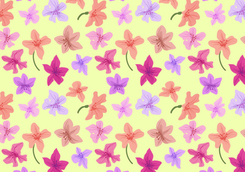 Free Rhododendron Pattern Vectors - Free vector #433561