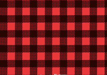 Red Flannel Print Vector - vector gratuit #433831 