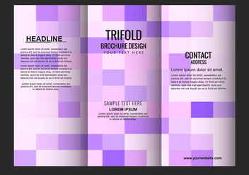 Free Vector Tri Fold Brochure - Kostenloses vector #434051