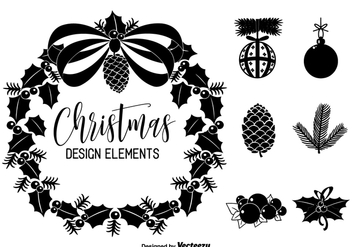 Christmas Vector Design Elements - vector gratuit #434121 
