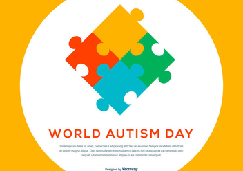 Autism Day Illustration - Free vector #434771