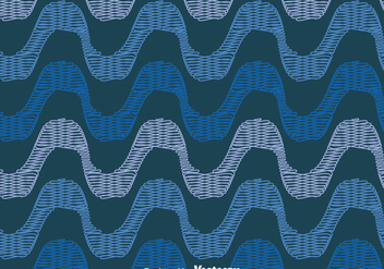 Blue Copacabana Seamless Pattern - vector gratuit #435911 