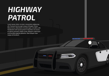 Police Lights Car Free Vector - Free vector #436331