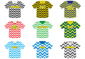 Copacabana Tshirt Collection - vector #436471 gratis