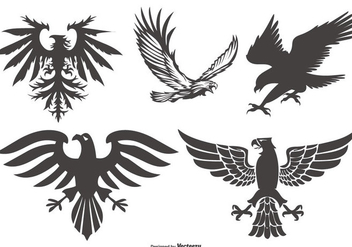 Vinatge Eagle Shapes Collection - Free vector #436771