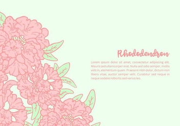 Rhododendron Background - vector #437151 gratis