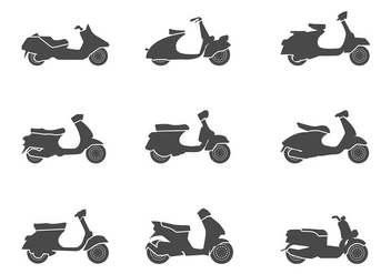 Scooter Icon Vector - Free vector #437301