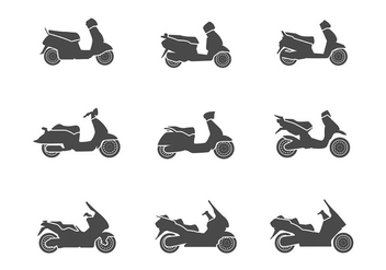 Scooter Icon Vector - Free vector #437611