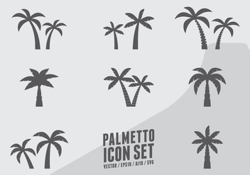 Coconut Tree Icons - бесплатный vector #438441