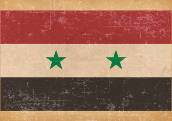 Grunge Flag of Syria - vector gratuit #438631 