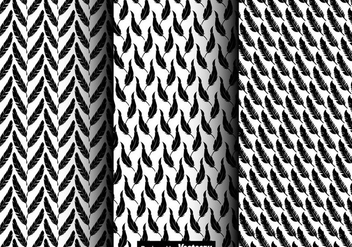 Vector Seamless Pattern Of Feather Icons - vector gratuit #438721 