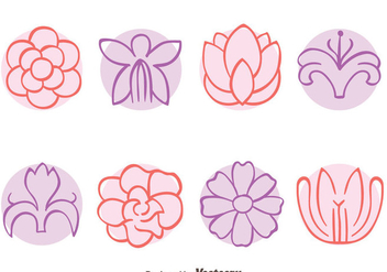 Sketch Flowers Collection Vectors - бесплатный vector #439401