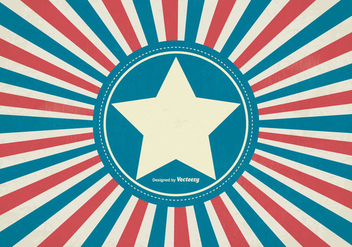 Grunge Retro Style Patriotic Background - бесплатный vector #439481