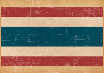 Grunge Flag of Thailand - Kostenloses vector #439561