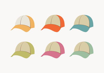 Colorful Trucker Hat Collection - vector gratuit #440791 