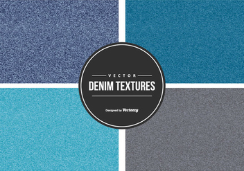 Denim Vector Texture Collection - vector gratuit #440831 