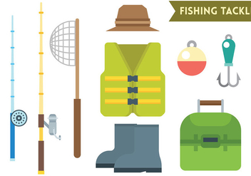 Fishing Tackle Vector Icons - бесплатный vector #440891