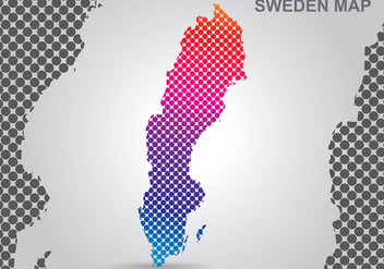 Sweden Map Background Vector - бесплатный vector #441721