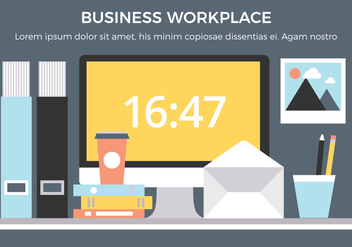 Free Business Workplace Vector Elements - Free vector #441731