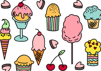 Free Doodle Candy Vectors - Free vector #441831