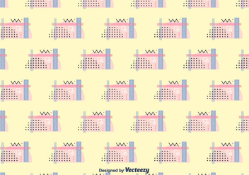 80'S Style Vector Pattern - vector gratuit #442711 