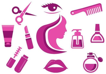 Free Beauty Icons vector - Free vector #442801