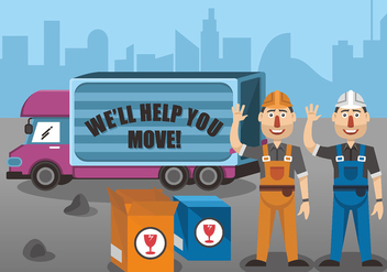 Movers Vector Design - Free vector #443011