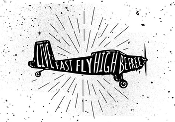 Free Hand Drawn Airplane Background - Free vector #443071
