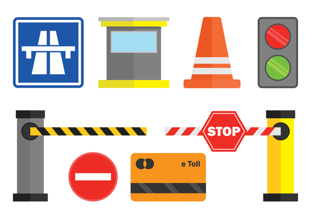 Toll Vector Icons Set - Free vector #443681