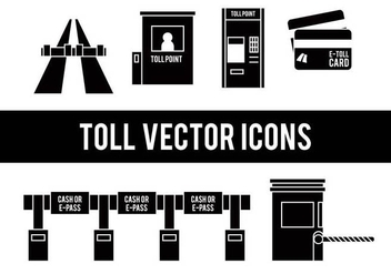 Toll vector icons - vector #443701 gratis