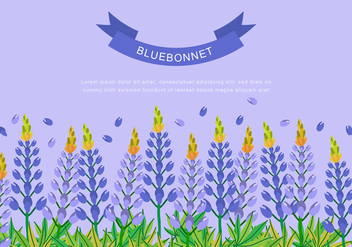 Bluebonnet for Background Design - vector #444361 gratis