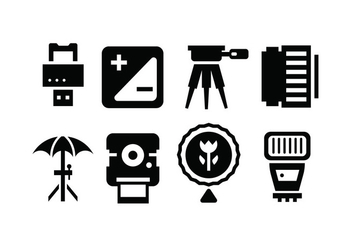 Camera accessory icons - Kostenloses vector #445261