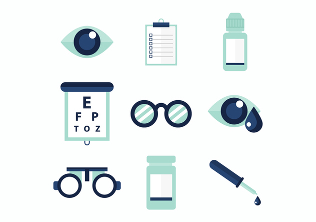 Free Eye Doctor Vector Icons - Free vector #445861