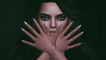 Mesh nail Classic Almond by SlackGirl @ TWE12VE - Kostenloses image #448081