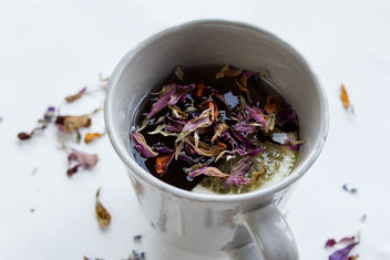 Cup of tea with dry flowers - image gratuit #449001 