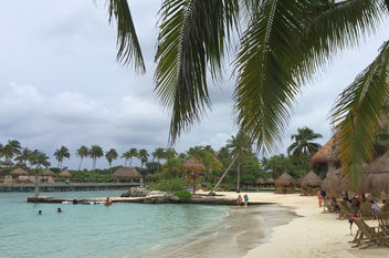 Mexico (Cancun) Public beach at Xcaret Ecoarchaelogical Park - image gratuit #450971 