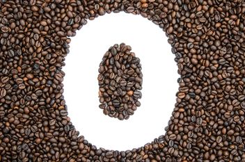 Alphabet of coffee beans - бесплатный image #451911