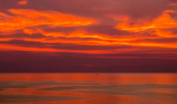 Apocalyptic sunset in the sea near Koh Lanta, Thailand XOKA3149s - Kostenloses image #452861