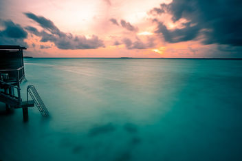 The Sunset - Maldives - Seascape photography - Kostenloses image #455481