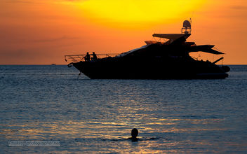 Sunset with yachts near Phuket island, Thailand XOKA2008s - Free image #456901