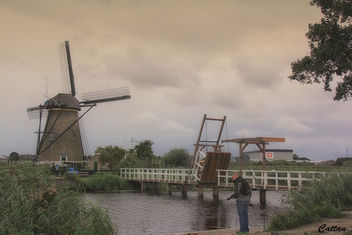 Holland - windmills of Kinderdijk - Kostenloses image #457461