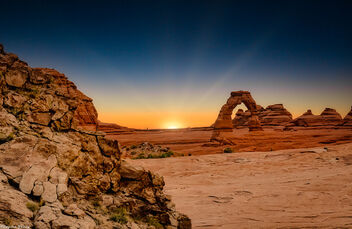 Arches National Park - Delicate Arch at Sunrise - image gratuit #473121 