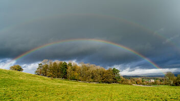 Rainbow over Sizergh Castle (1 of 2) - Free image #475731