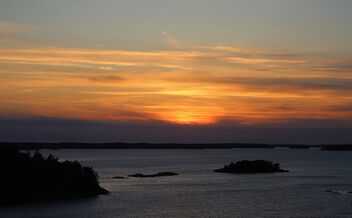 Sunset in the archipelago - image #498731 gratis