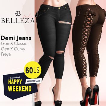 -Belleza Fashion- Demi Jeans 60L Happy Weekend - image gratuit #500831 