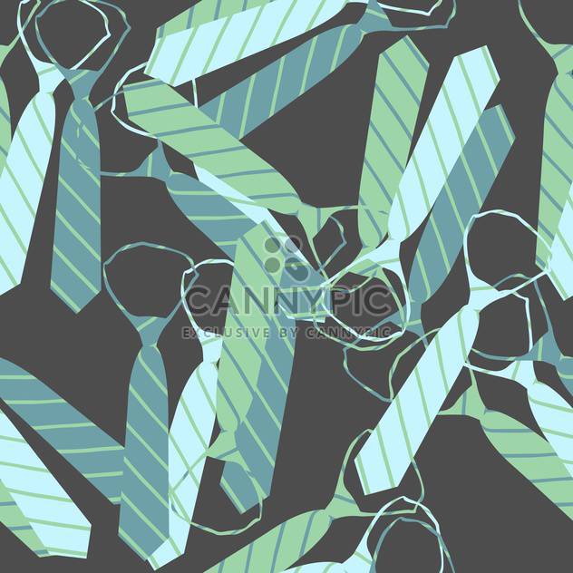 Vector background with green ties on black background - vector #126121 gratis