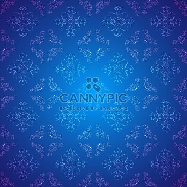 Vector vintage background with floral pattern - Free vector #127111