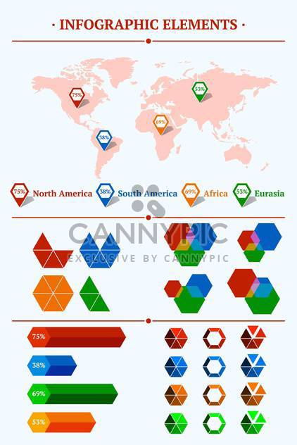 vector set of infographic elements - Free vector #130261